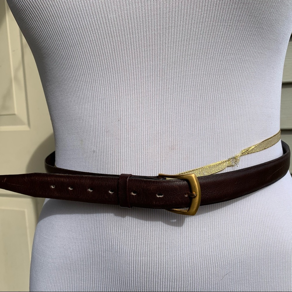 Gallant brown glove leather belt size 36